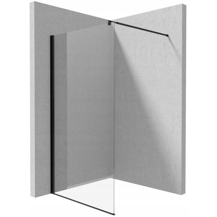 Ścianka prysznicowa / walk-in systemu kerria plus 120 cm nero KTS