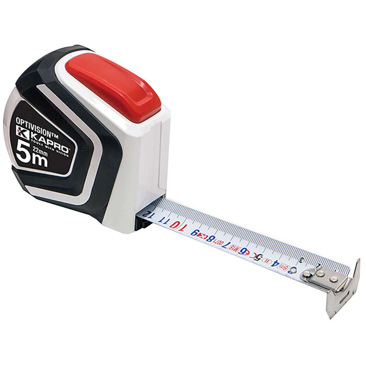 Kapro miara zwijana 5Mx25MM autostop, magnes, dwustronna