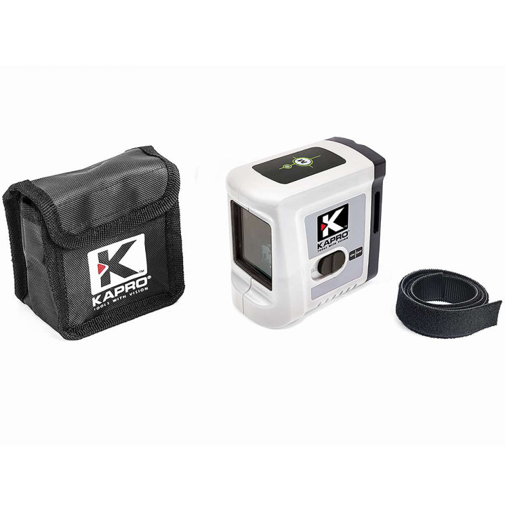 KAPRO NIWELATOR LASEROWY ZIELONY LINIOWO-KRZYŻOWY MINI 1 x PION, 1 x POZIOM