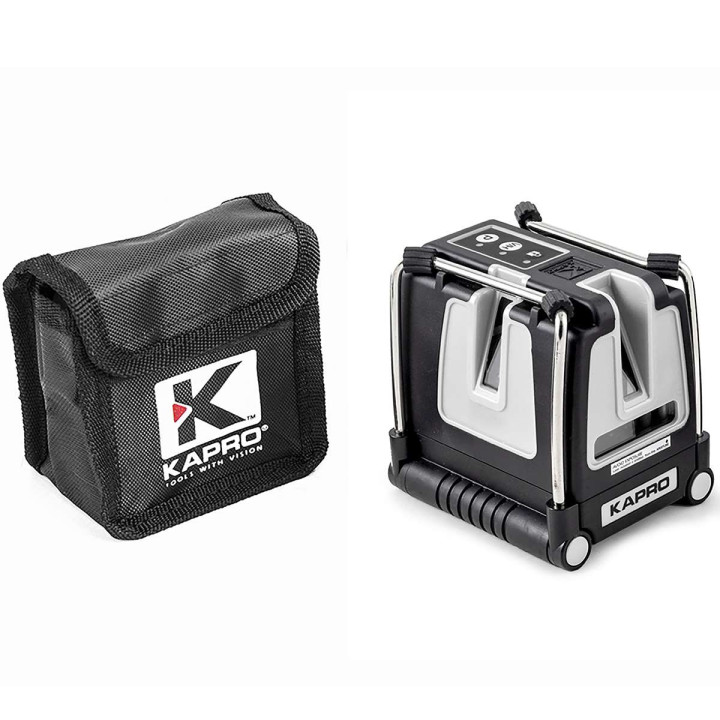 Kapro niwelator laserowy zielony liniowo-krzyżowy 2 x pion, 1 x