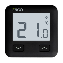 Internetowy regulator temperatury, 230V, czarny – Engo Controls