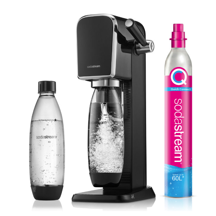Saturator do wody gazowanej SodaStream Art - Czarny zestaw