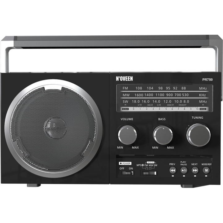 RADIO PRZENOŚNE NOVEEN PR750 BLACK