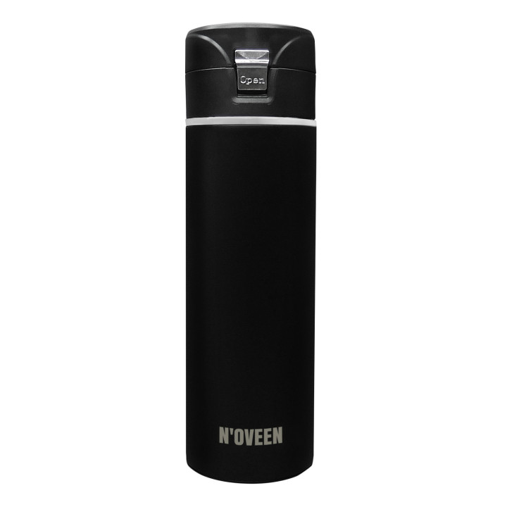 BUTELKA TERMICZNA NOVEEN TB510 BLACK MAT 400 ML