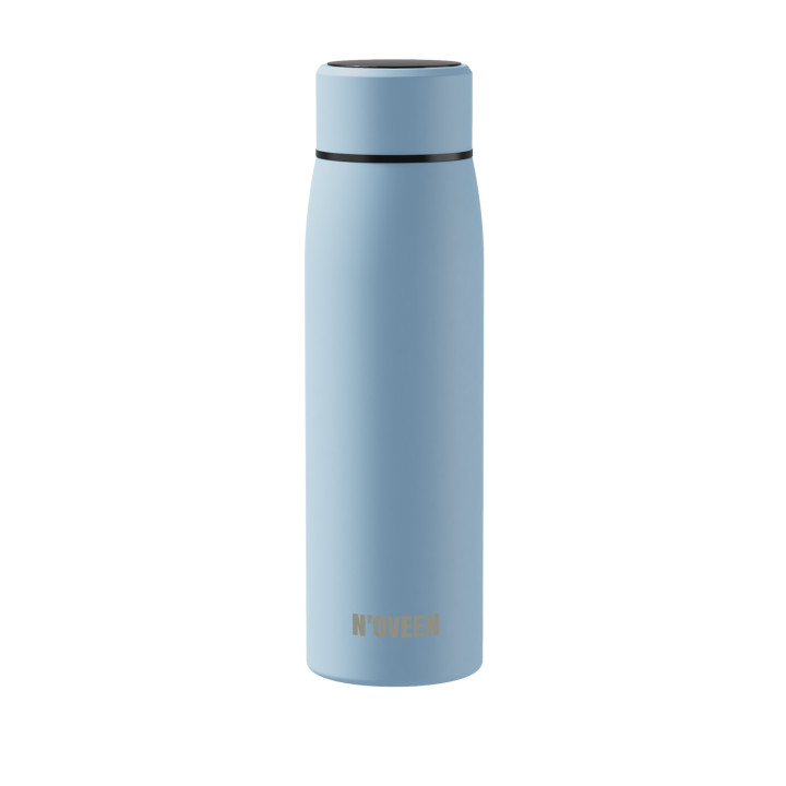 BUTELKA TERMICZNA LED NOVEEN TB2217 LIGHT BLUE MAT 380 ML