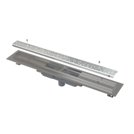 Syfonowy odpływ podłogowy antywandalowy z rusztem buble - stal