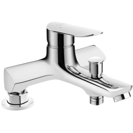 Bateria Wannowa Ścienna APPIA Chrom Jednouchwytowa Ceramiczna 35