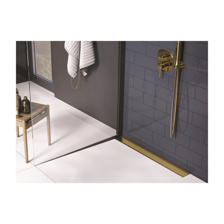 Basso - odpływ liniowy przyścienny 80 cm – Laveo