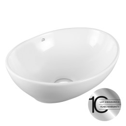 Desna - umywalka nablatowa ceramiczna – Laveo