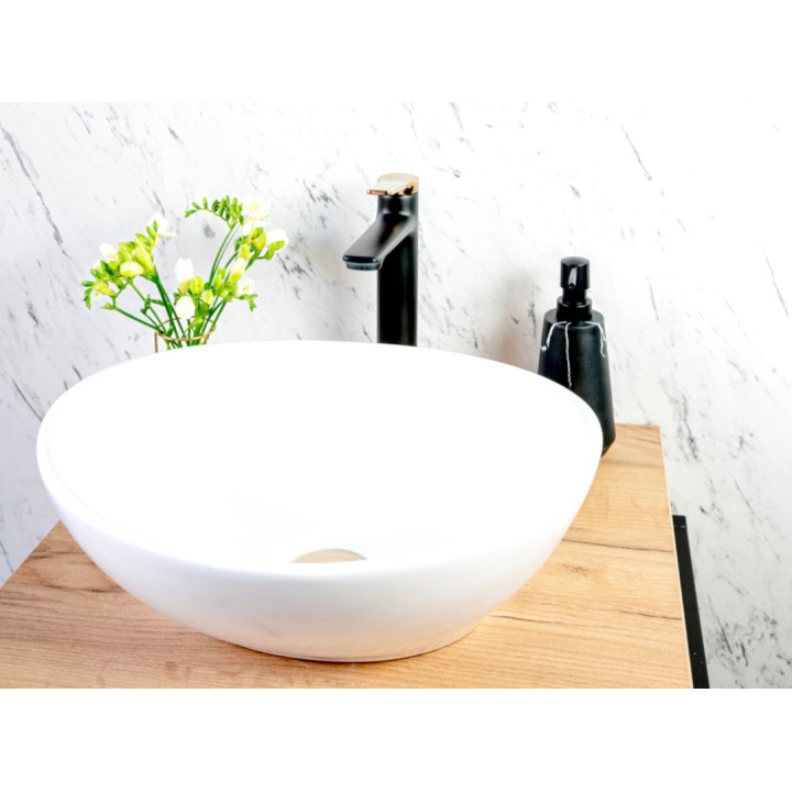Desna - umywalka nablatowa ceramiczna – Laveo