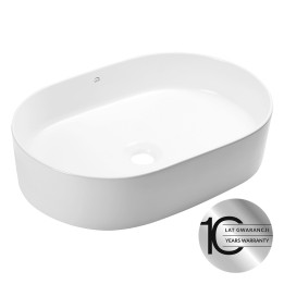 Desna - umywalka nablatowa ceramiczna – Laveo