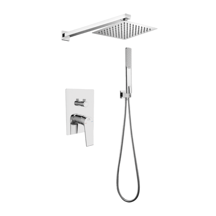 Plato - bateria natryskowa podtynkowa z zestawem – Laveo