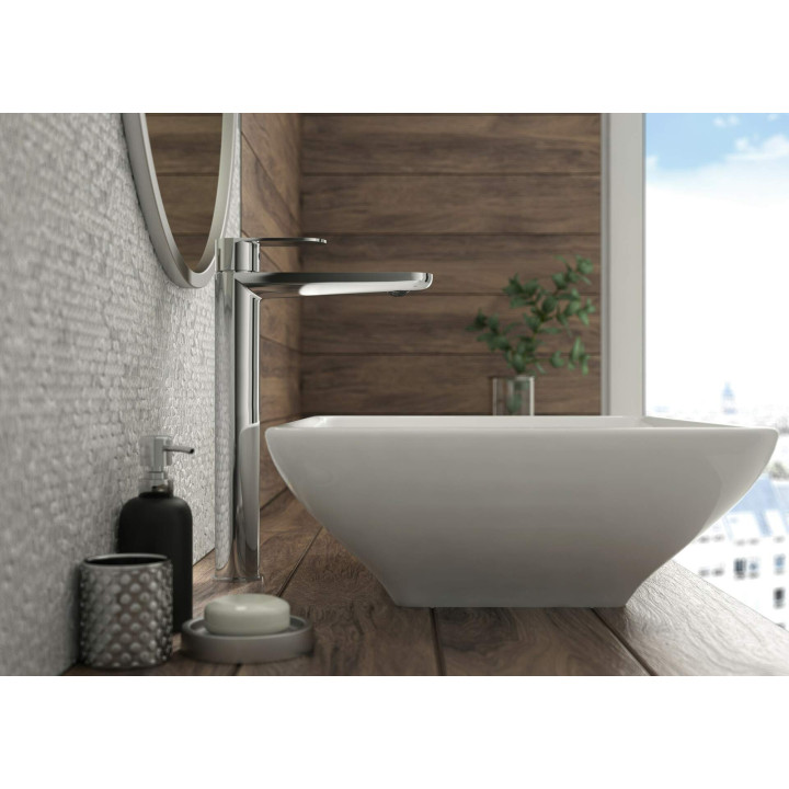 Bateria umywalkowa wysoka stała chrom Alpinia BGA 020K – Deante