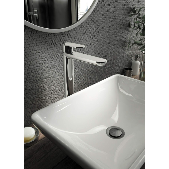 Bateria umywalkowa wysoka stała chrom Alpinia BGA 020K – Deante
