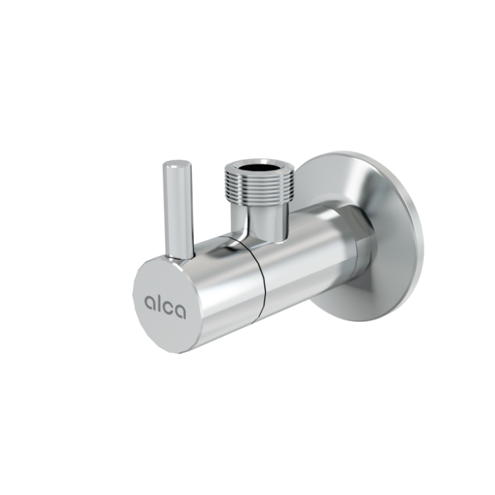 Zawór kątowy z filtrem 1/2"×1/2", okrągły – Alcadrain