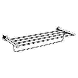 Smile wieszak na ręcznik z półką, chrom – Ferro