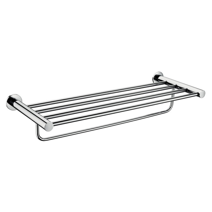 Smile wieszak na ręcznik z półką, chrom – Ferro