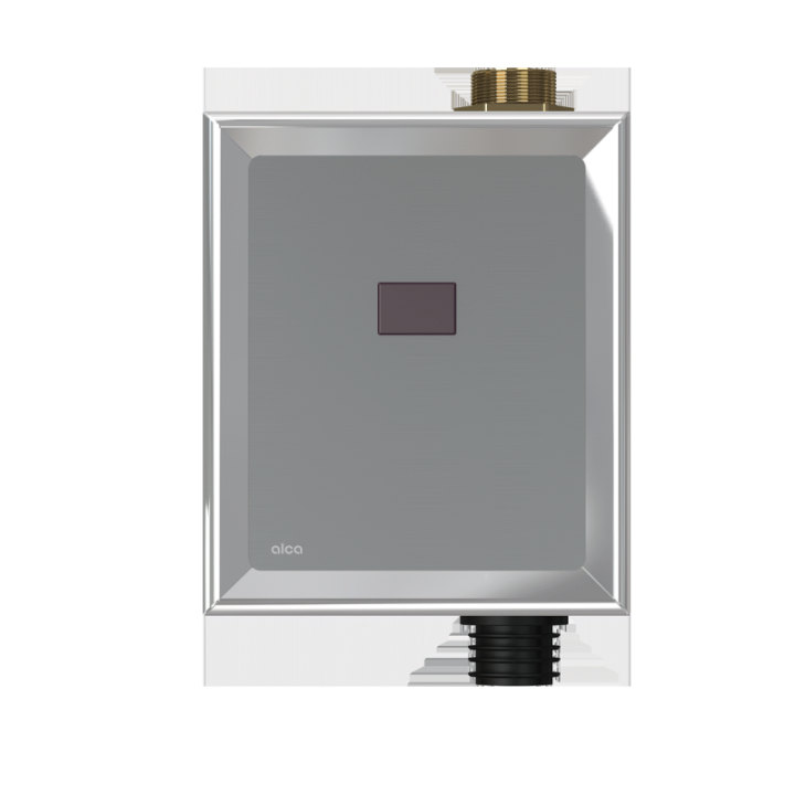 Automatyczny zawór spłukujący WC chrom 6V baterie USB