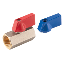Zawór kulowy mini, gw-gw, 1-2", f-comfort – Ferro