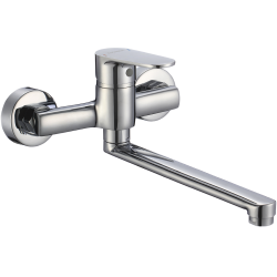Bateria zlewozmywakowa ścienna Kuchinox Pana, chrom – BKN_080D