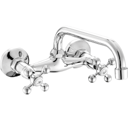 Stilo bateria umywalkowa ścienna – Kuchinox