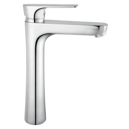 Algeo square bateria umywalkowa nablatowa, chrom – Ferro