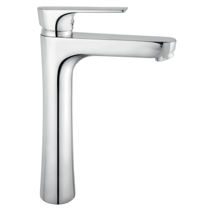 Algeo square bateria umywalkowa nablatowa, chrom – Ferro
