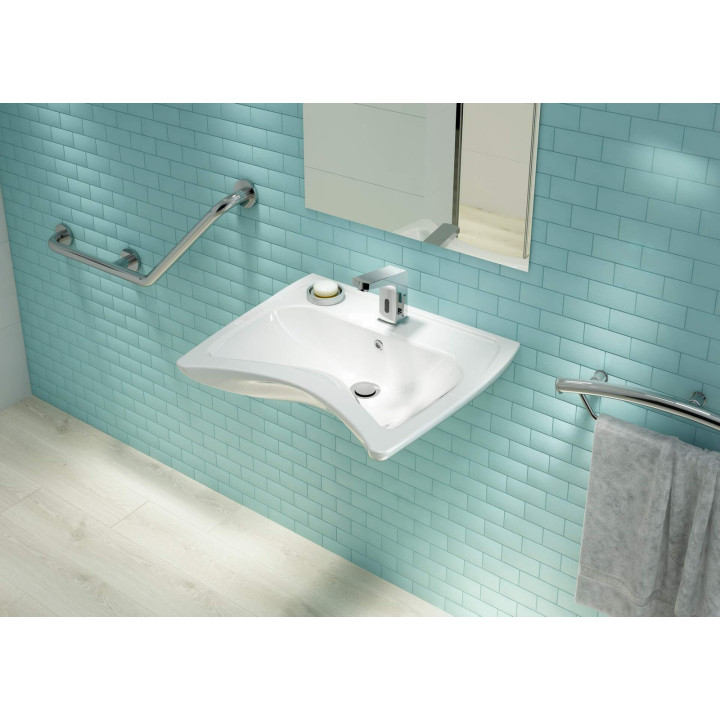 BATERIA UMYWALKOWA BEZDOTYKOWA Z REGULACJĄ TEMPERATURY - 4XAA STAłA CHROM SENSOR BCH 029R