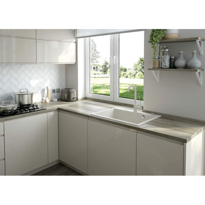 Bateria kuchenna obrotowa bianco milin BEU W62M – Deante