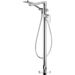 Bateria wannowa wolnostojąca z zestawem prysznicowym chrom BGA 017M