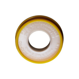 Taśma ptfe 12 mm X 12 m X 0,1 mm żółta GAZ – Armack