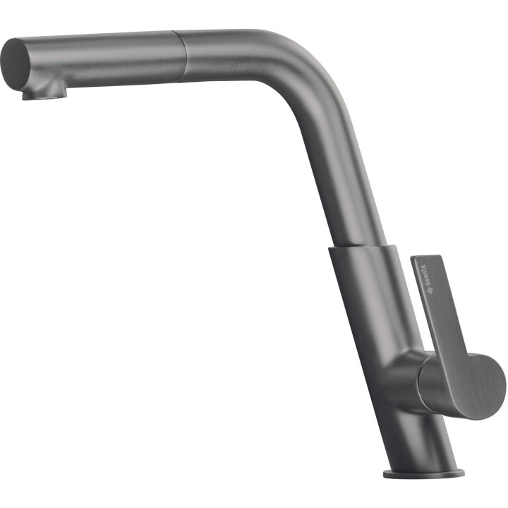 Bateria kuchenna z wyciąganą wylewką wyciągana, obrotowa titanium