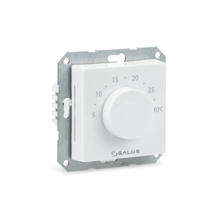 Przewodowy, podtynkowy, elektroniczny regulator temperatury