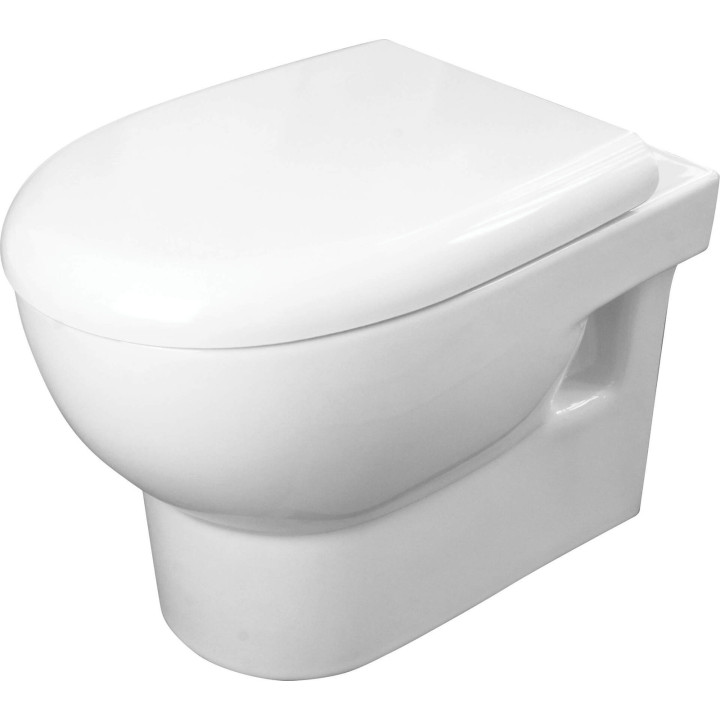 Miska WC z deską bezkołnierzowa – Deante