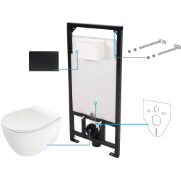 Zestaw WC podtynkowy 6 W 1 CDLN6ZPW – Deante