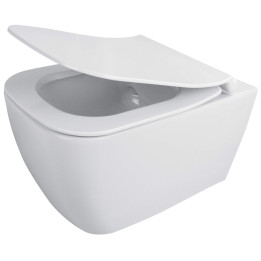 Miska WC z deską bezkołnierzowa biały biały CDYD6ZPW – Deante