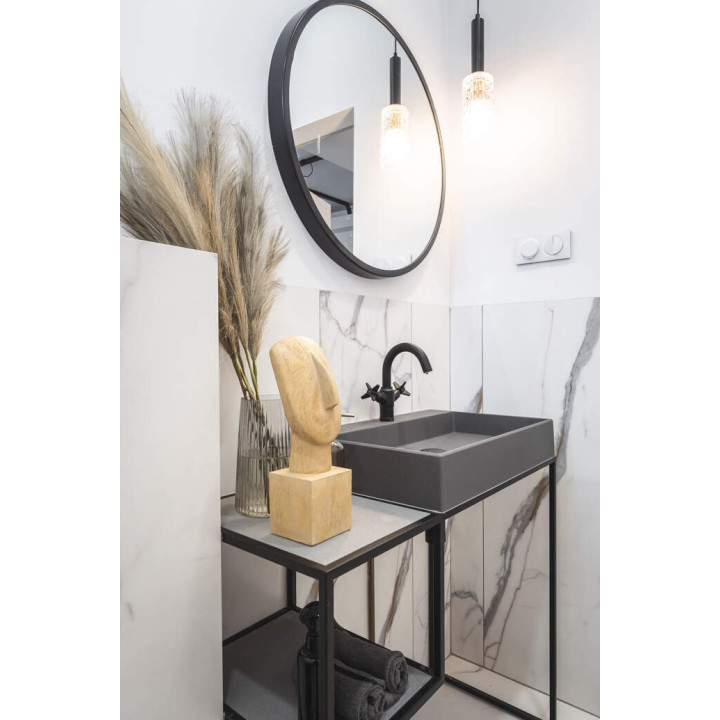 Konsola łazienkowa stojąca modułowa - 90X40 cm nero CKC N90A