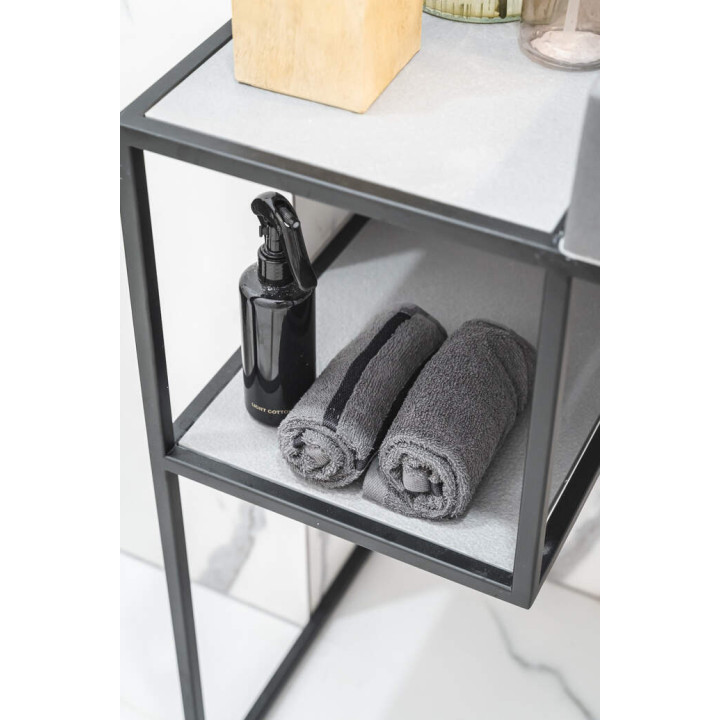 Konsola łazienkowa stojąca modułowa - 90X40 cm nero CKC N90A