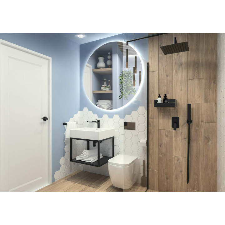 Konsola łazienkowa wisząca - 60X50 cm nero CSW X60A – Deante