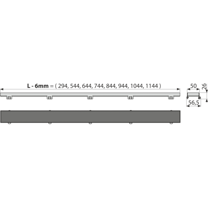 RUSZT NIERDZEWNY FLOOR DO WKLEJENIA PŁYTKI/DREWNA, KLASA K3, 760MM, 300KG