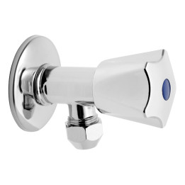ZAWÓR GRZYBKOWY KĄTOWY 1-2" X 3-8" ZE ZŁĄCZKĄ DO RURY MIEDZIANEJ FI10MM