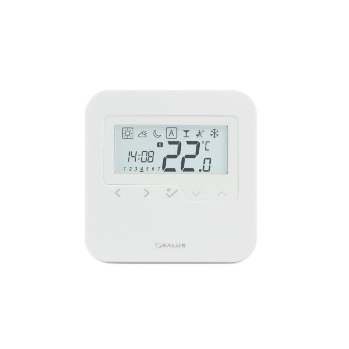 Bezprzewodowy, natynkowy, cyfrowy regulator temperatury sieci