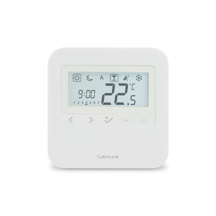 Programowany regulator temperatury 230V z wyświetlaczem – Salus