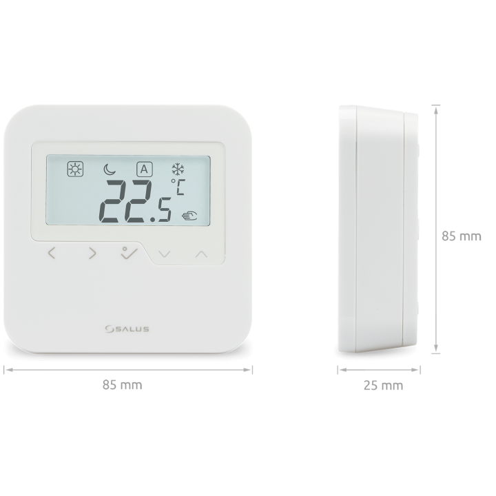 Dobowy regulator temperatury 230V z wyświetlaczem – Salus