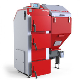 KOCIOł Z PODAJNIKIEM DEFRO EKO MINI 30KW PRAWY