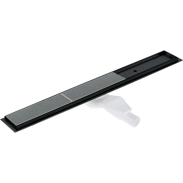 Odpływ liniowy podłogowy 60 cm - odwracalny nero KOS N06D