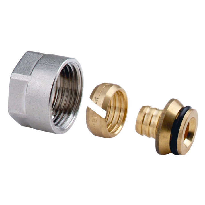 Złaczka zaciskowa 3-4" do RUR z tworzywa 16X2 mm (KPL. 2 szt.)