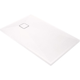 Brodzik granitowy prostokątny 120X80 cm biały KQR A44B – Deante