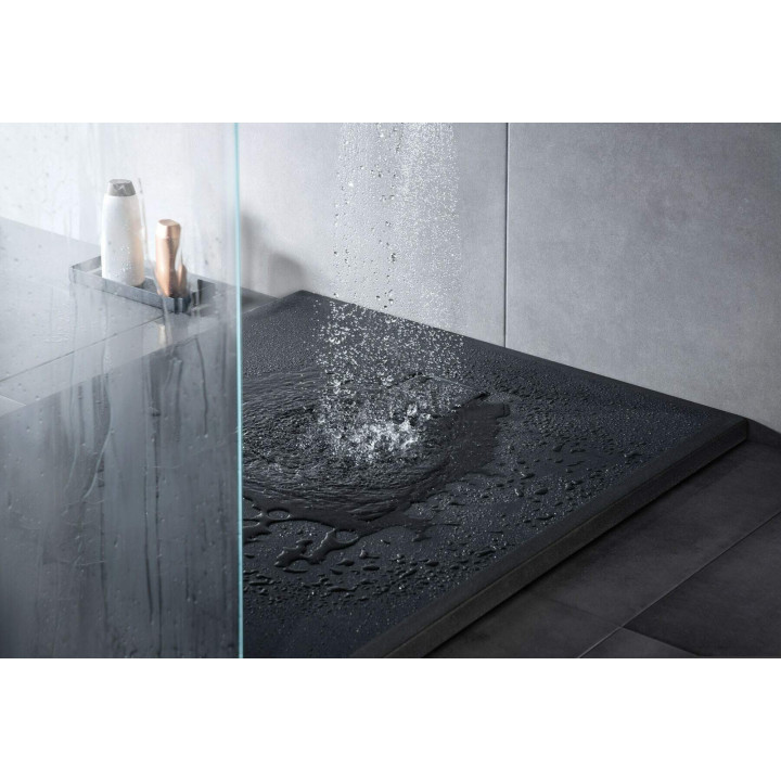 Brodzik granitowy prostokątny 120X80 cm nero KQR N44B – Deante