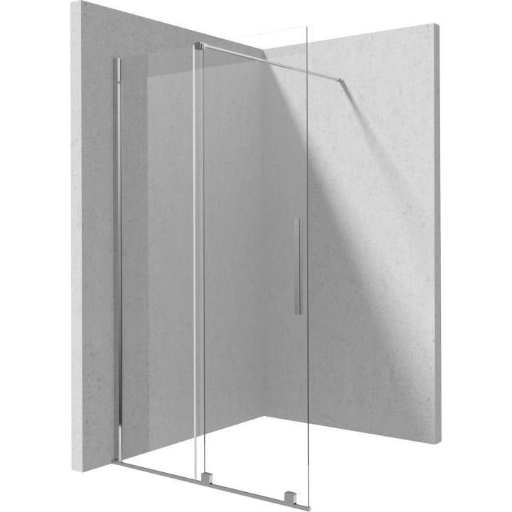 Ścianka prysznicowa walk-in 120 cm - przesuwna chrom KTJ 032R